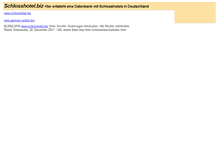 Tablet Screenshot of info.schlosshotel.biz